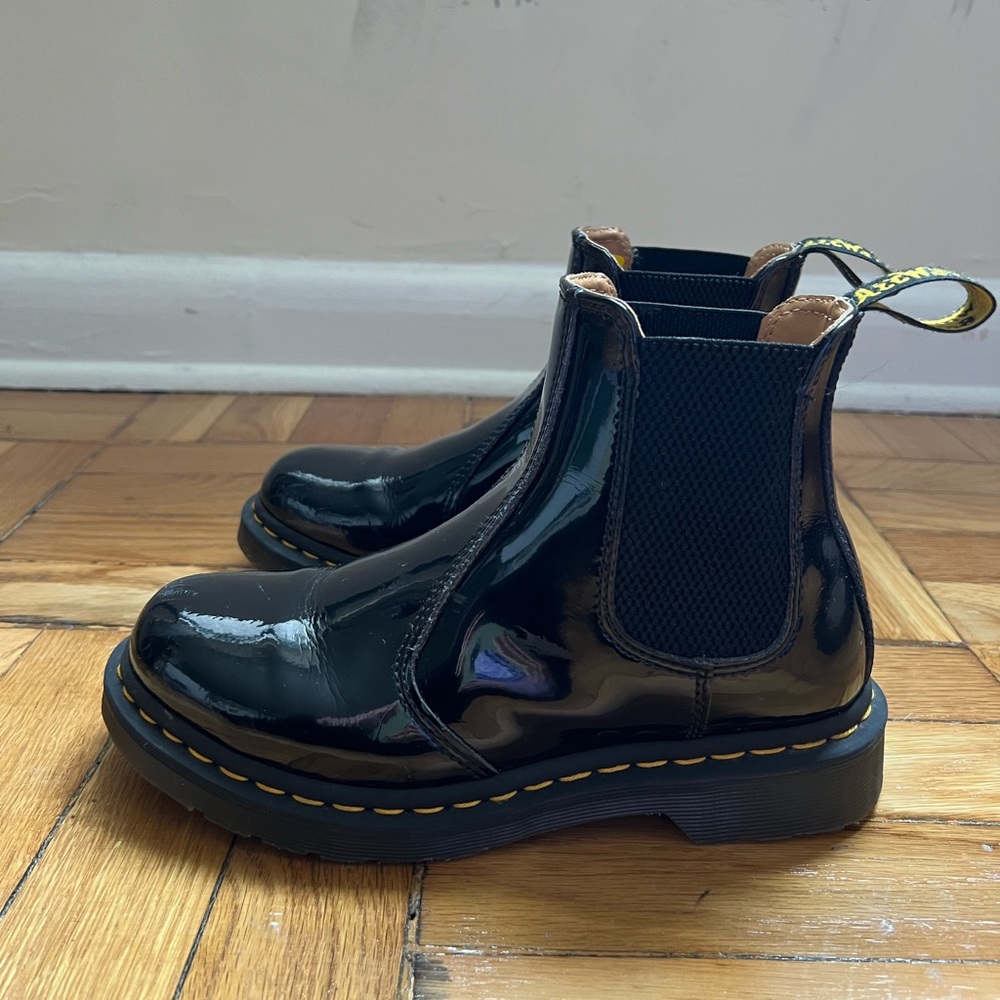 Dr. Martens Patent Leather Chelsea boots, Size 7
